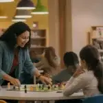 Jeu en bibliothèque