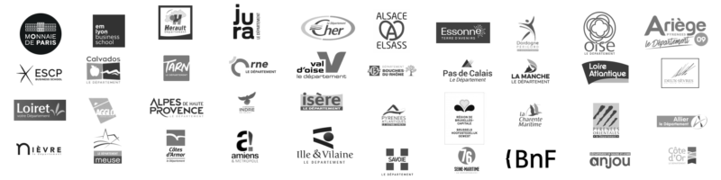Références clients ACANT : BnF, Monnaie de Paris, EM Lyon, Ville de Rouen