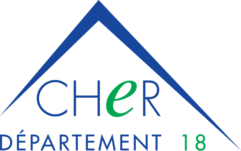 Logo département du Cher — Conseil stratégique et médiation en bibliothèque tiers-lieux dédiés à l'art — ACANT